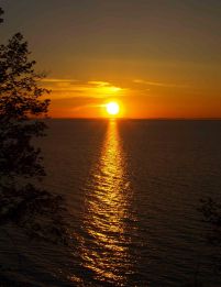Sunset on Lake Superior, Porcupine Mountains, Upper Peninsula